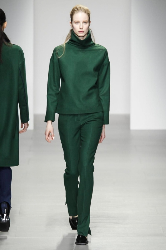 Quirine Engel shows London Fall 2014 J.JS Lee